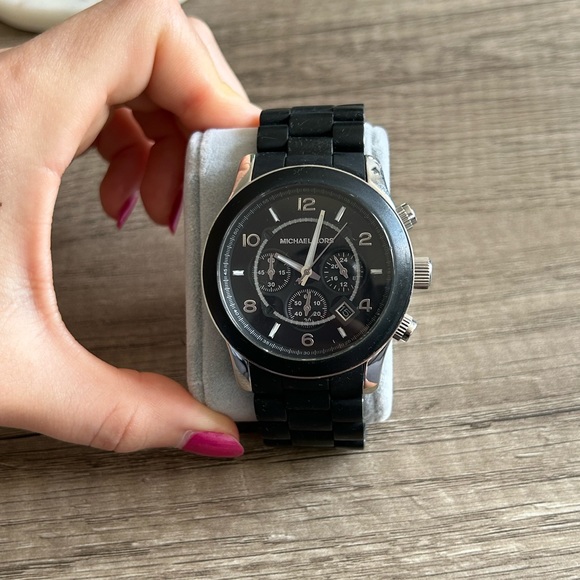 Stainless Steel and Rubber Men’s Michael Kors Watch - Picture 2 of 6